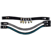 HKM Browband Hobby Horsing Set of 3 Blue/Silver