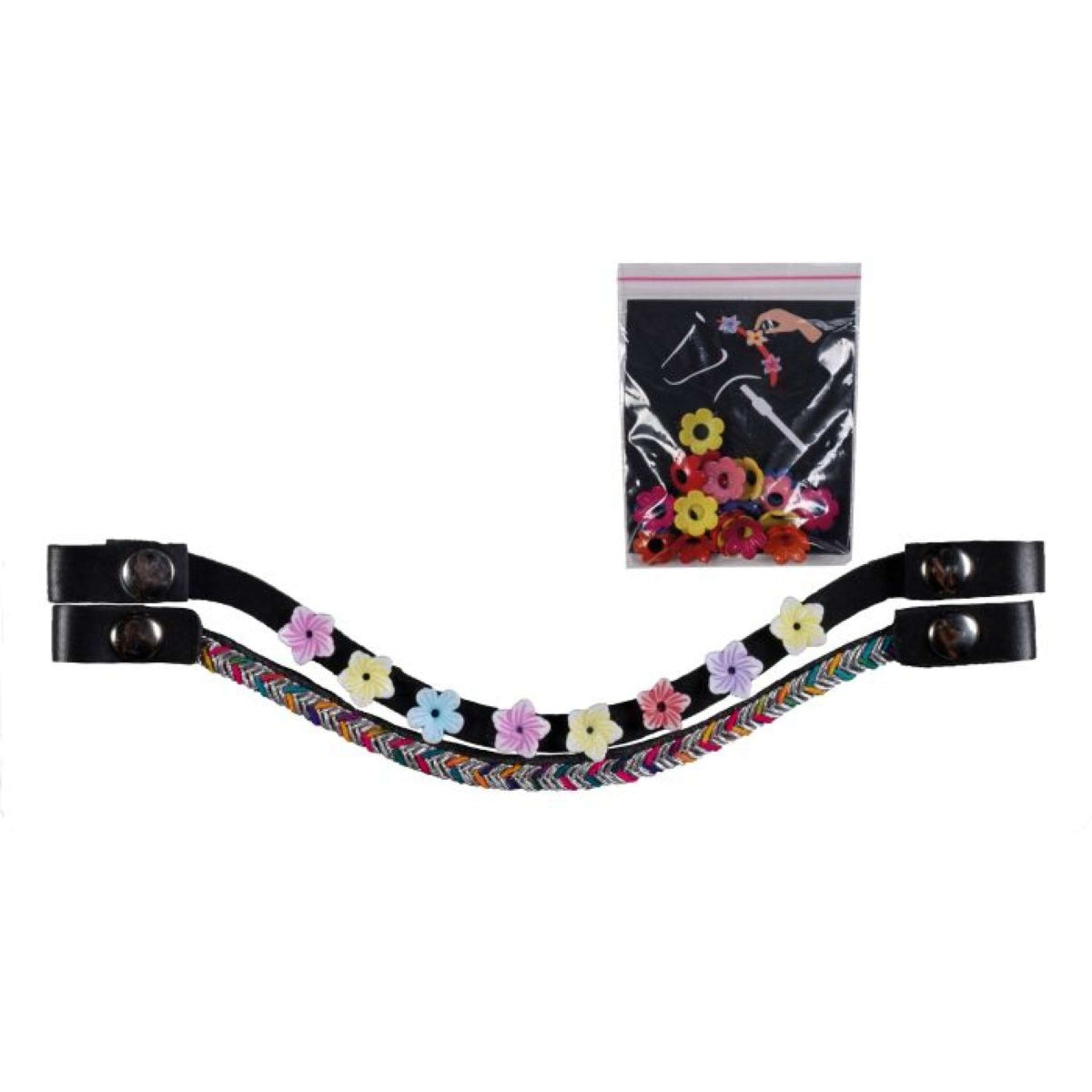 HKM Browband Hobby Horsing Set of 3 Flower