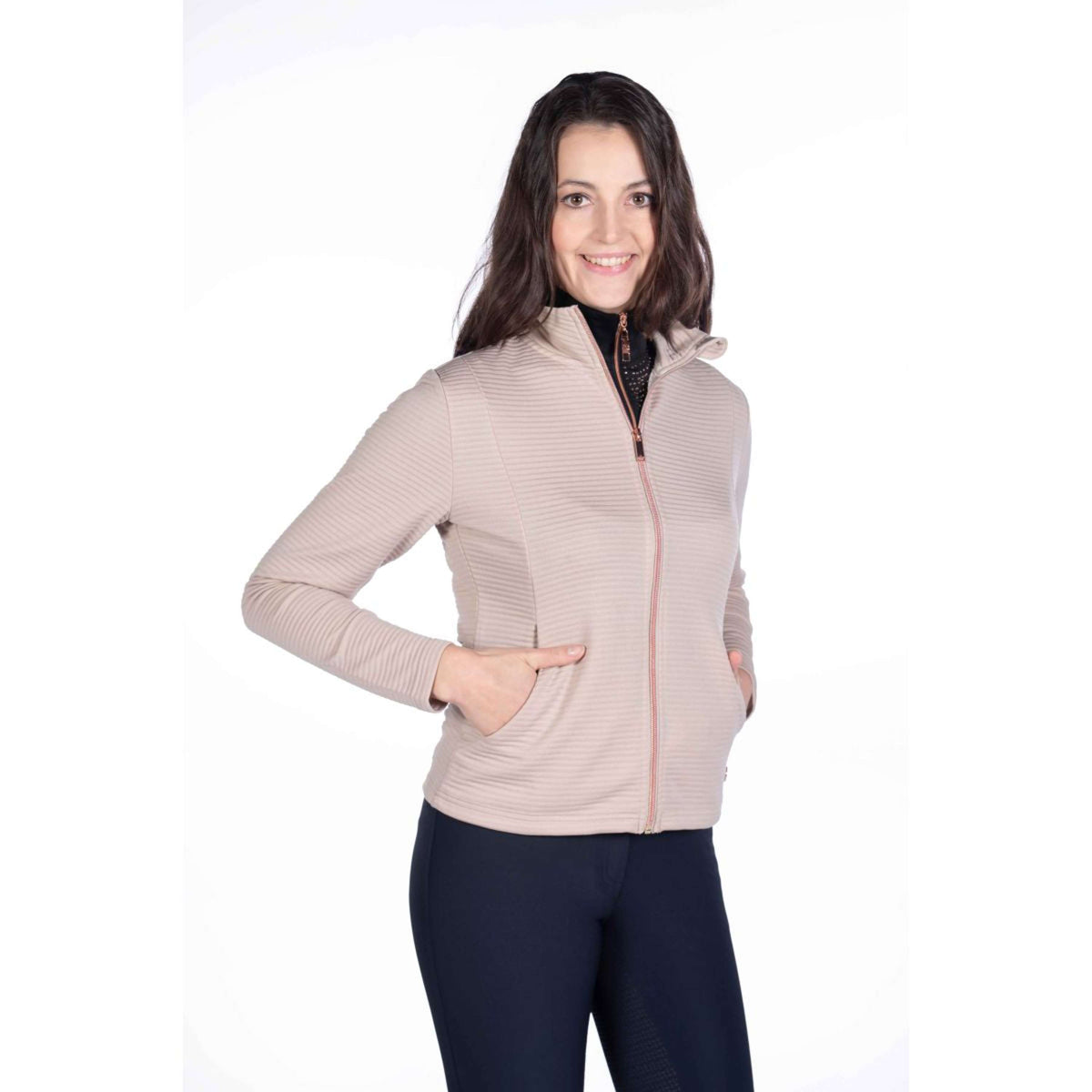 HKM Zip-Hoodie Yvonne Beige