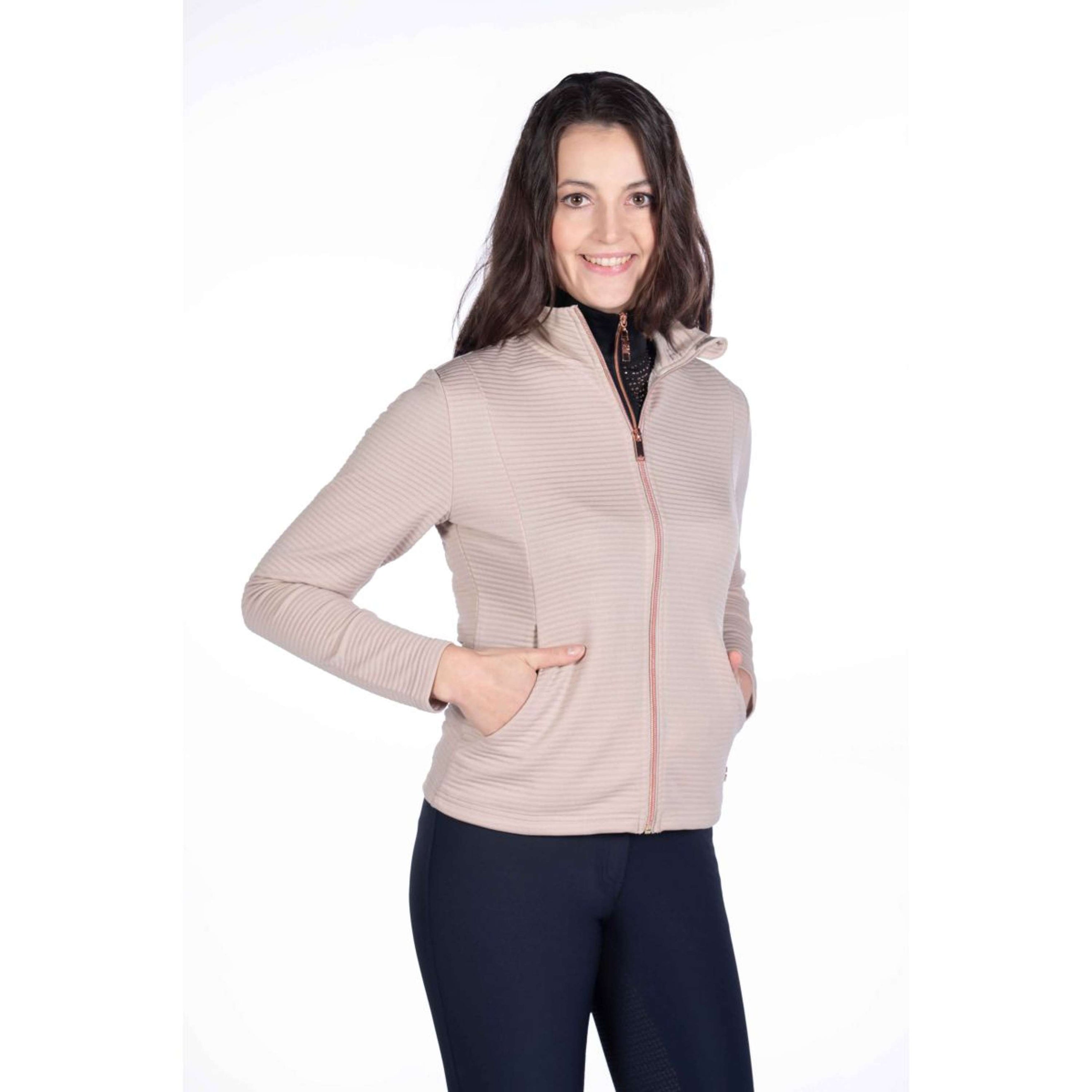 HKM Zip-Hoodie Yvonne Beige