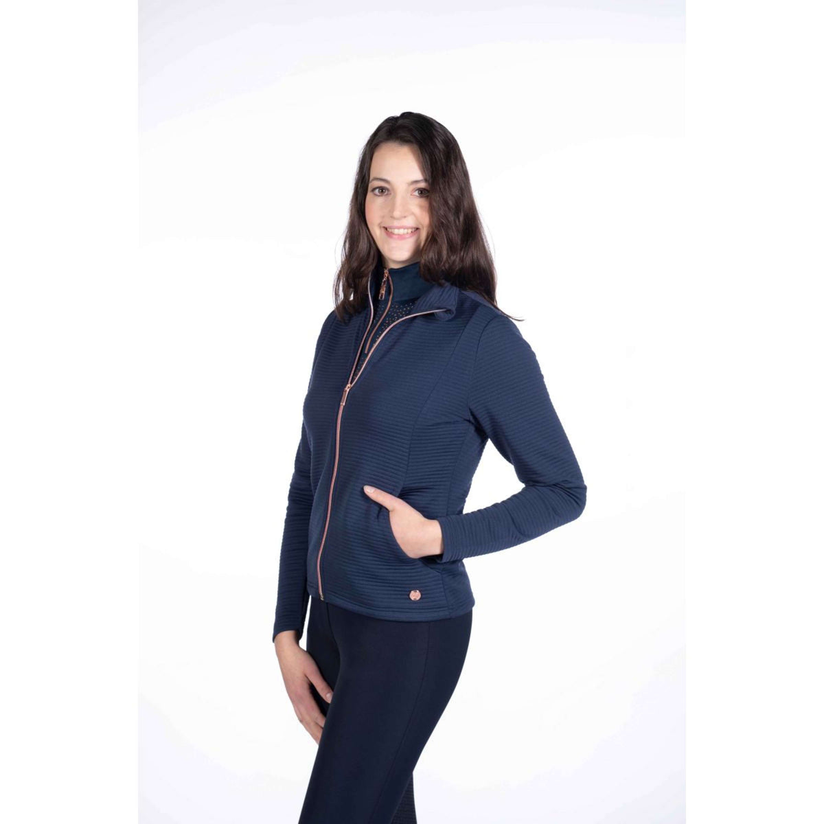 HKM Zip-Hoodie Yvonne Darkblue