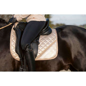 HKM Saddlepad Rosegold Glitter Dressage Vanilla