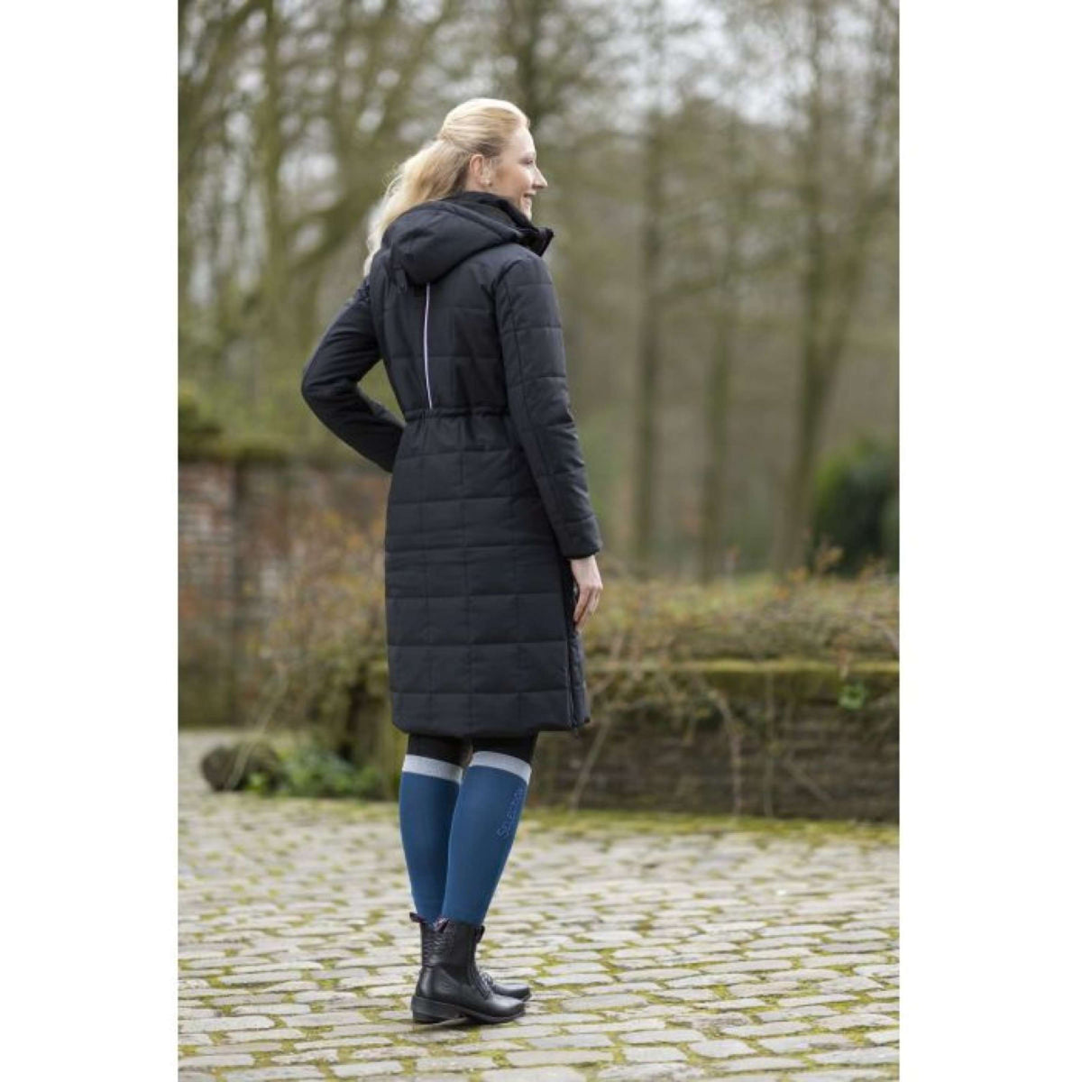 HKM Long Coat Honey Black