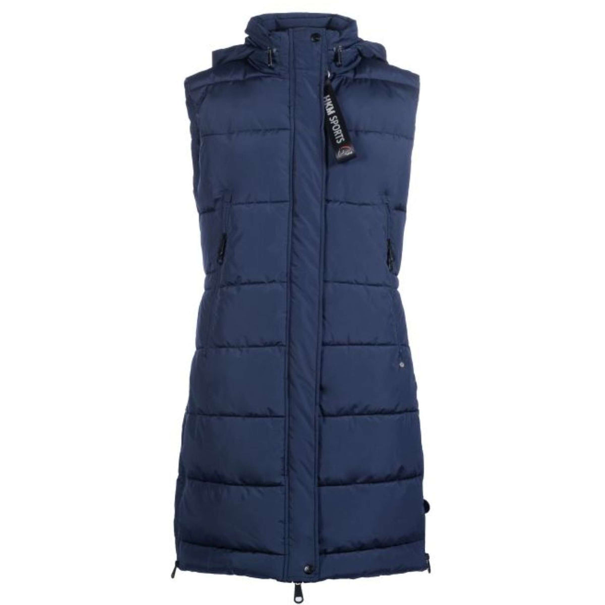 HKM Long Bodywarmer Misty Darkblue