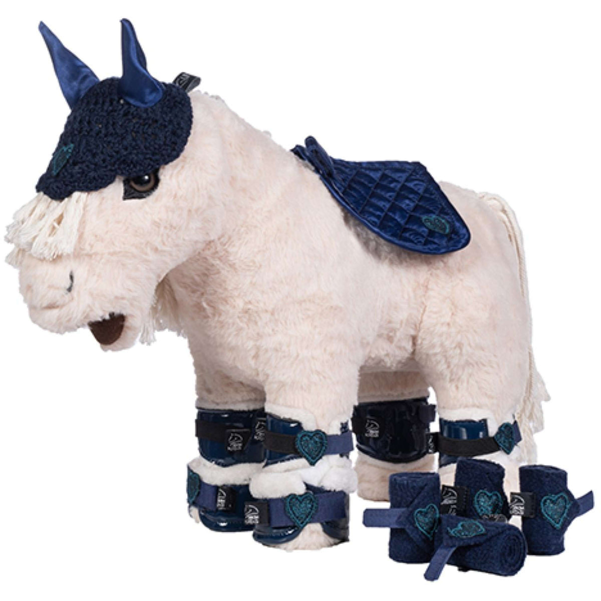 HKM Cuddle Pony Riding Starter Set Deep Blue