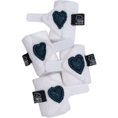 HKM Cuddle Pony Competition set White/Dark blue