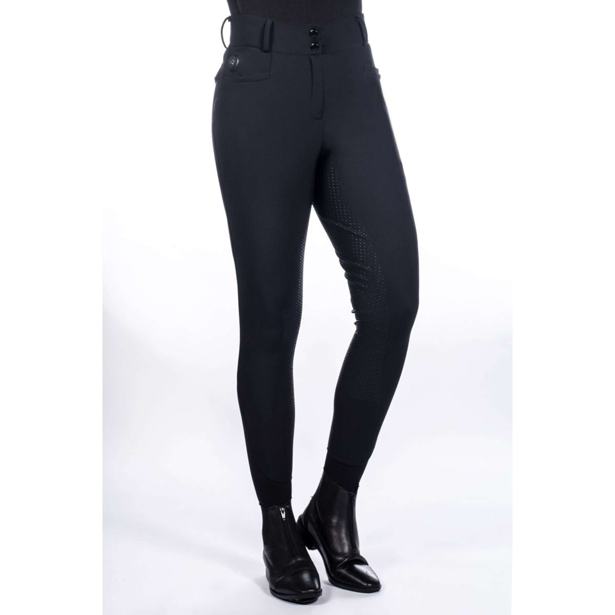 HKM Breeches Keep Warm Full Grip Black