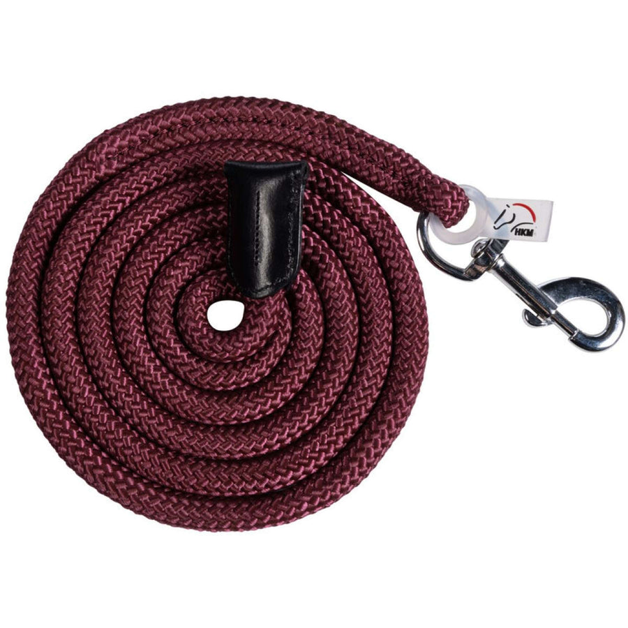 HKM Lead Rope Carlotta Musketon Hook Bordeaux