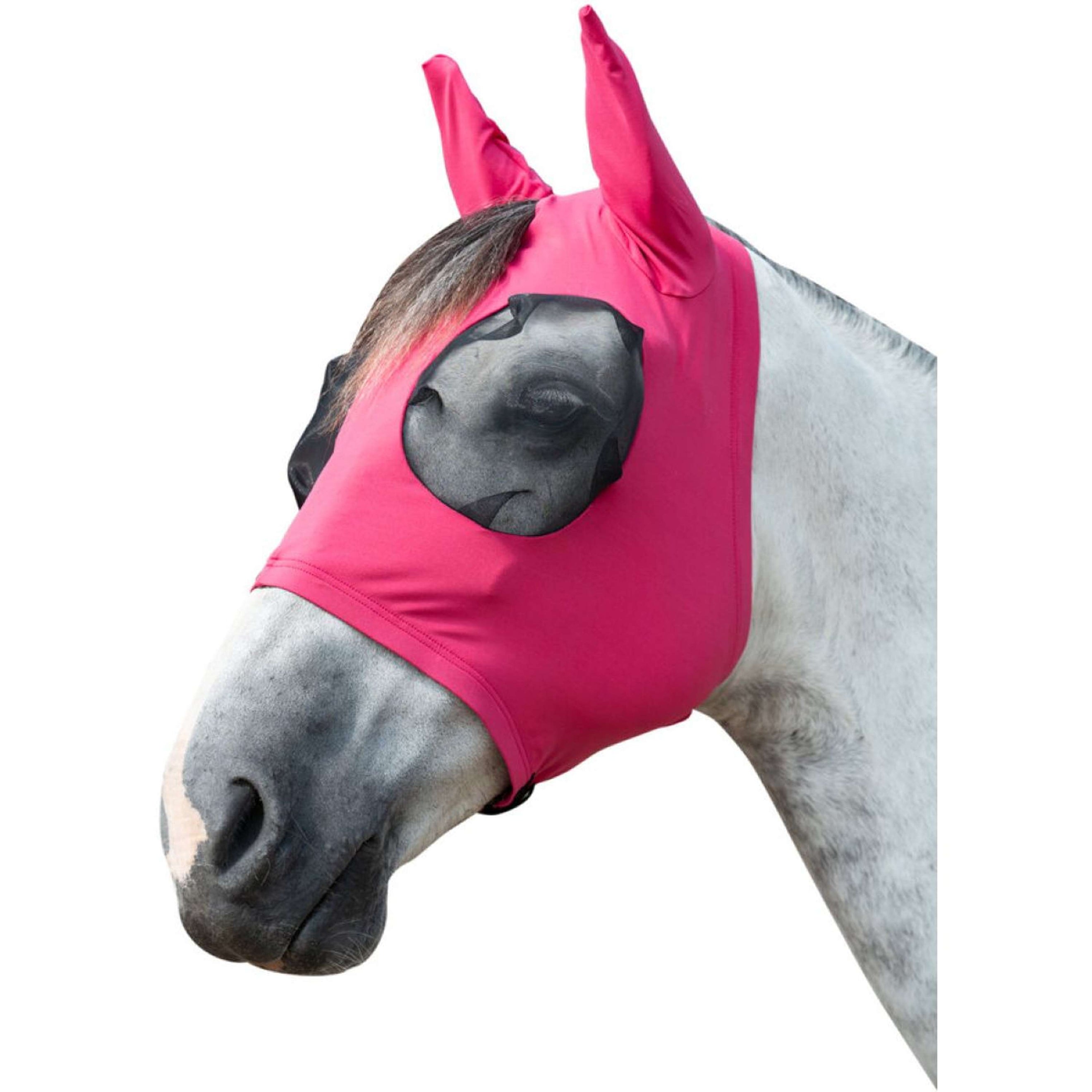 HKM Fly Mask Elastic Magenta