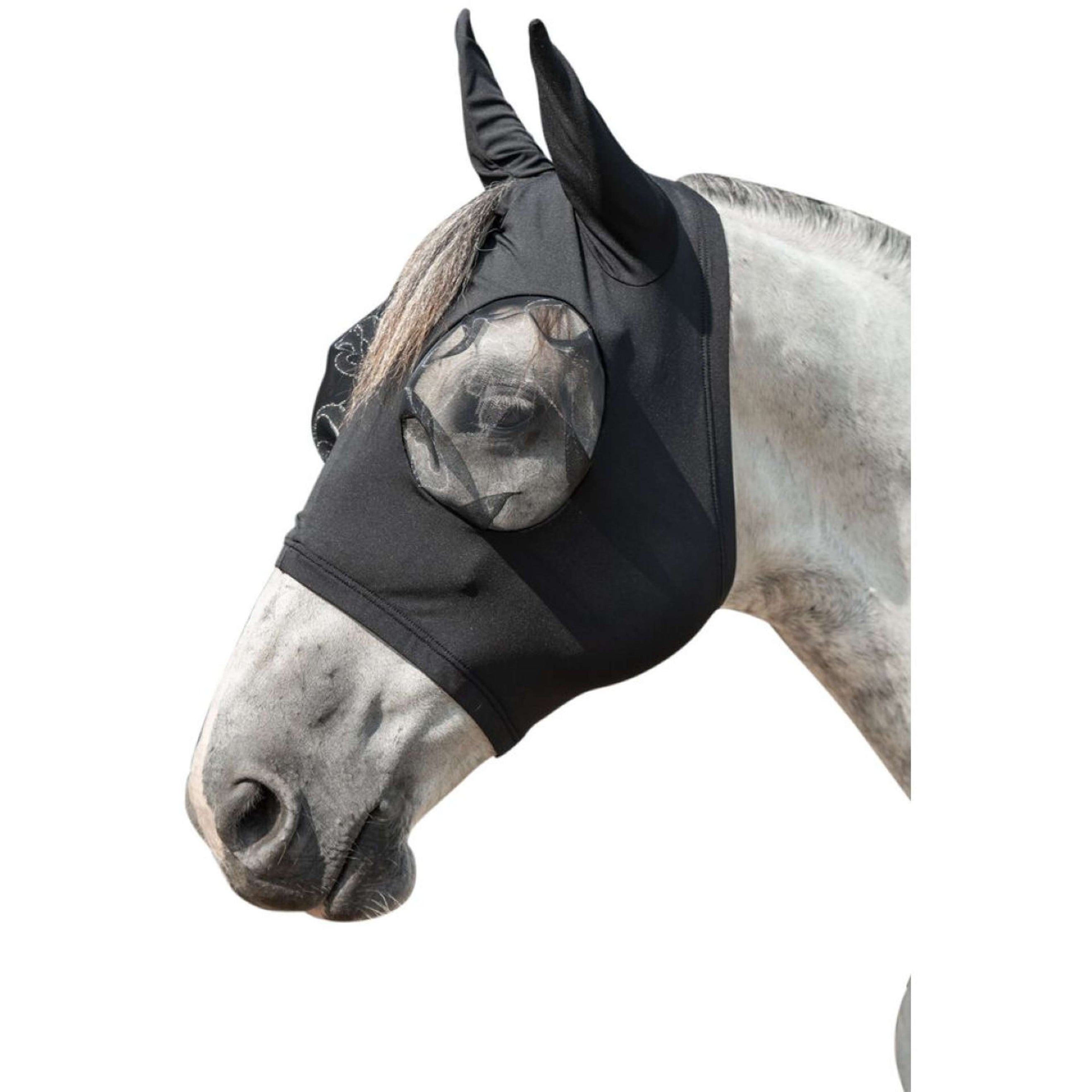 HKM Fly Mask Elastic Black