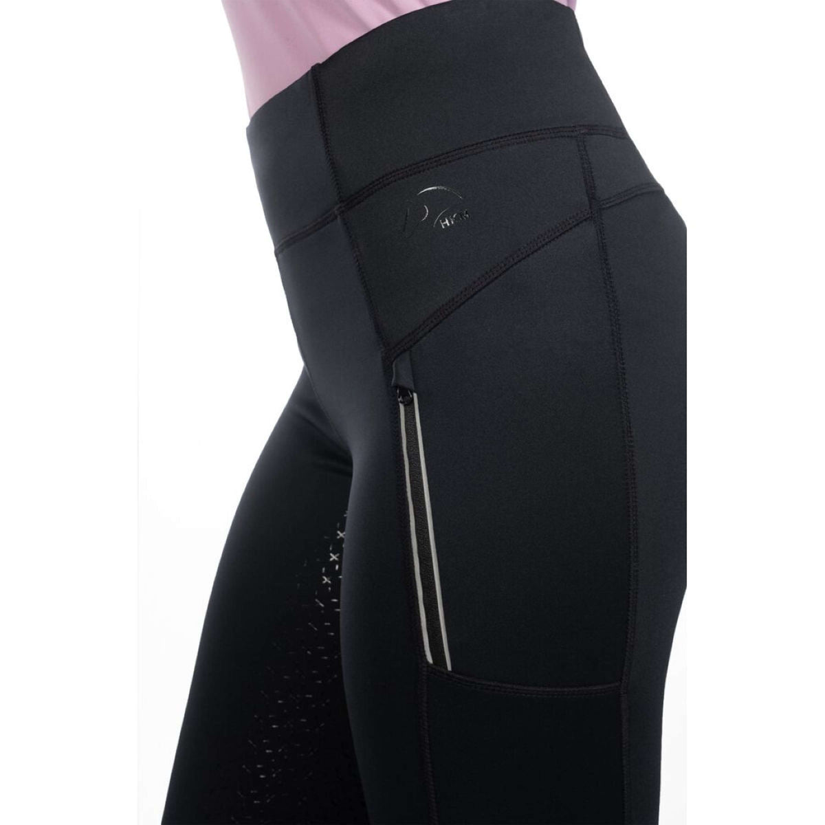 HKM Riding Legging Harbour Island Full Grip Black