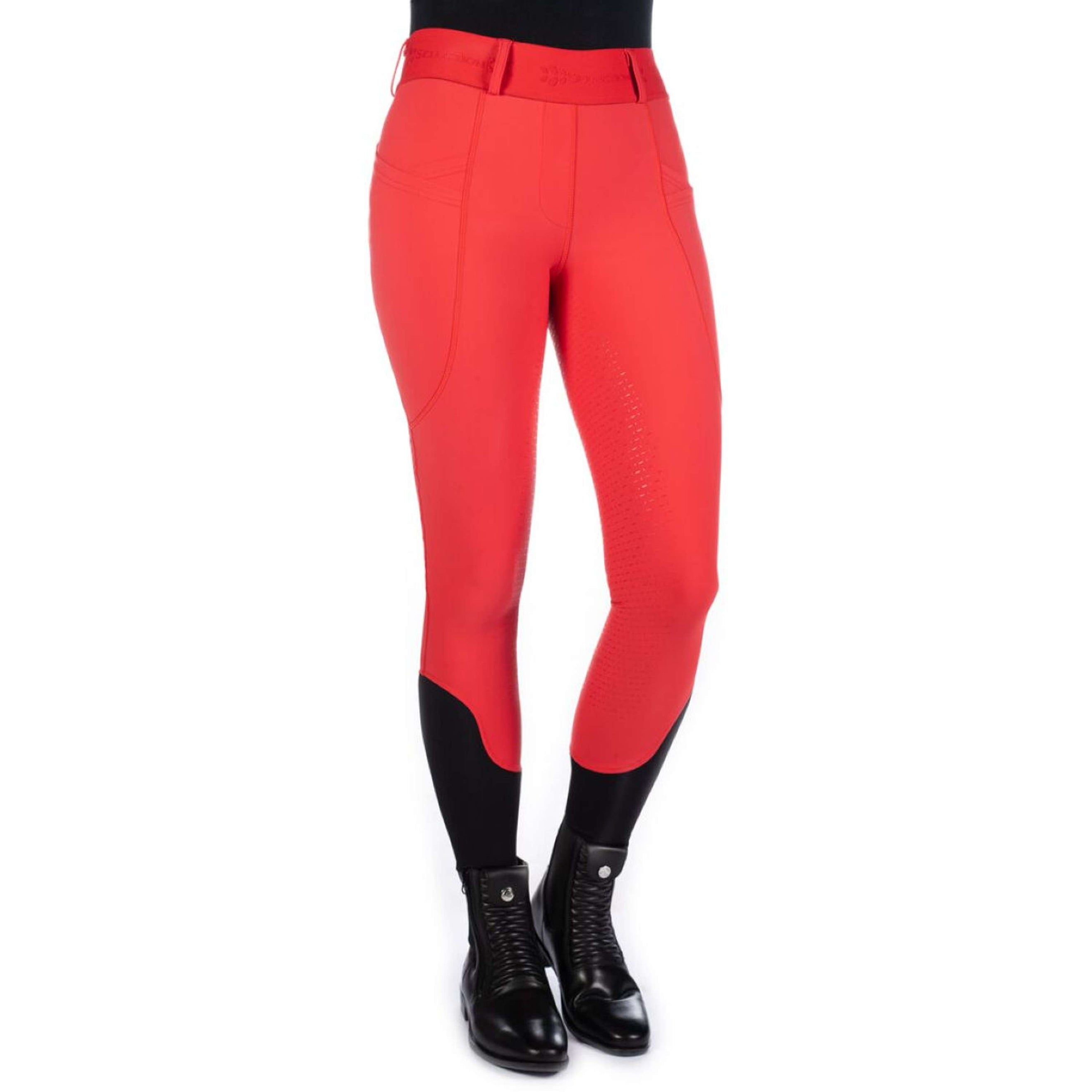 HKM Riding Legging Aruba Full Grip Red