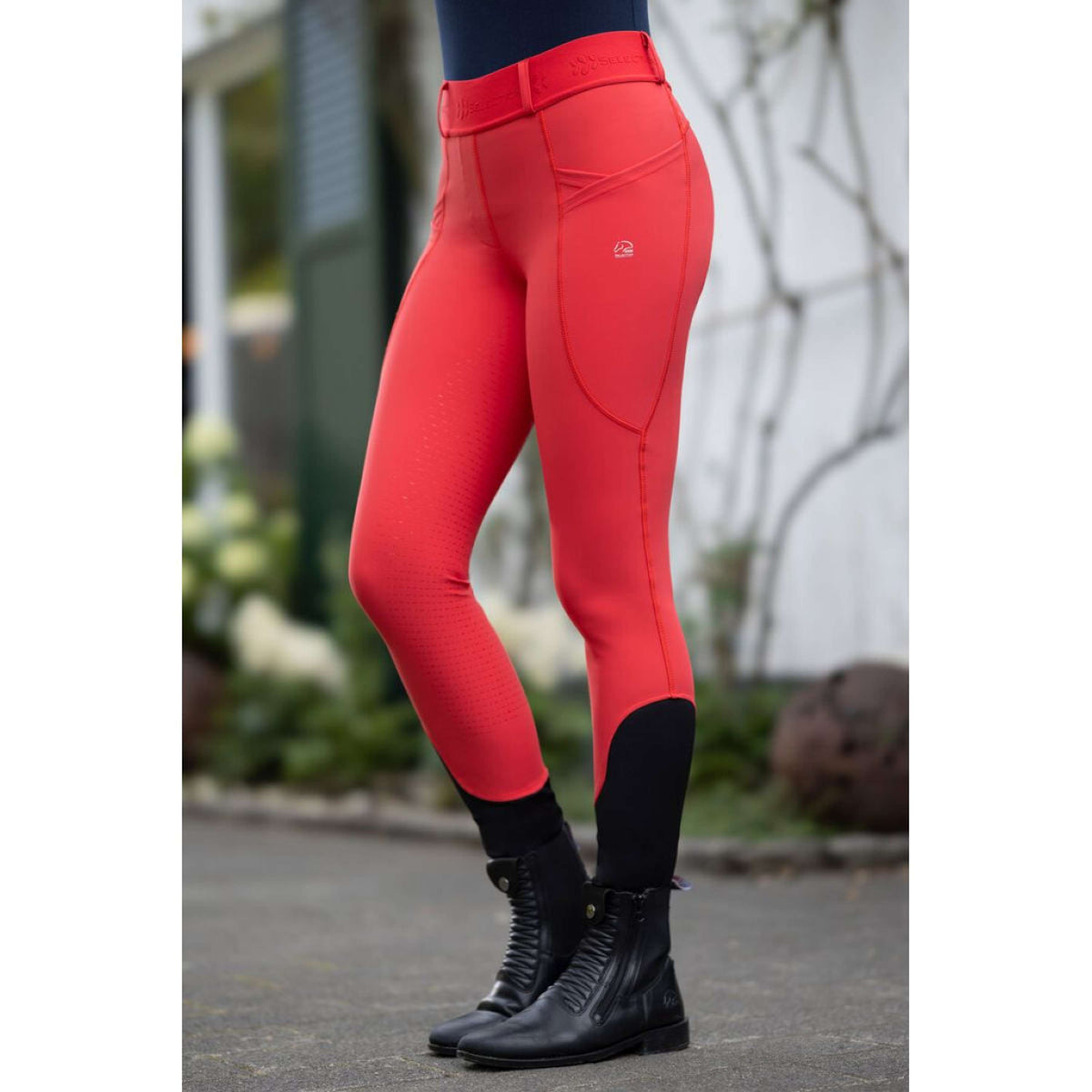 HKM Riding Legging Aruba Full Grip Red