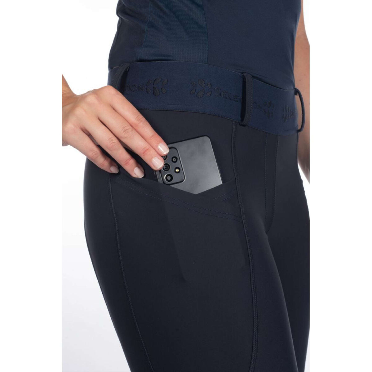 HKM Riding Legging Aruba Full Grip Darkblue