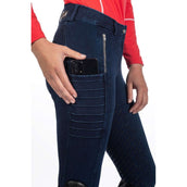 HKM Breeches Aruba Denim Full Grip Darkblue