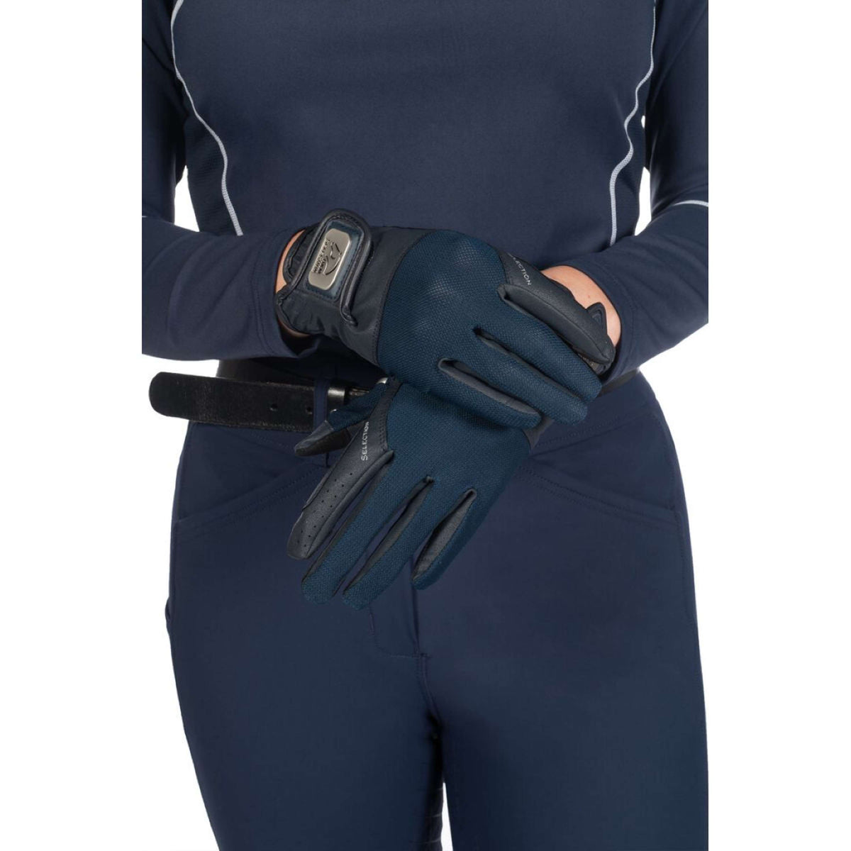 HKM Riding Gloves Aruba Darkblue