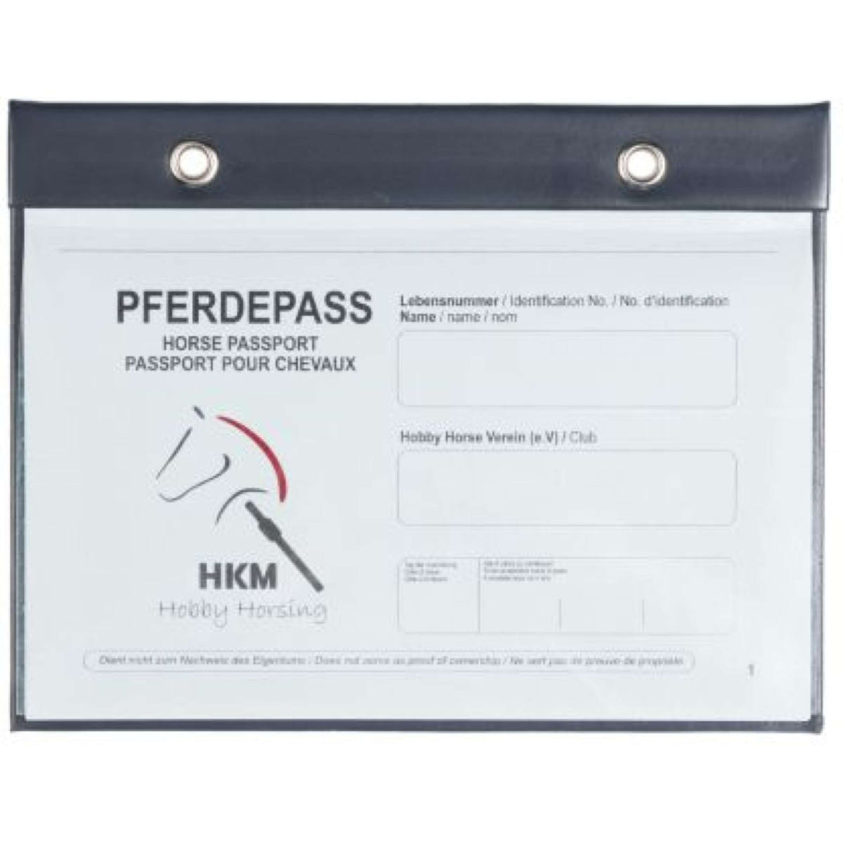 HKM Passport Holder Hobby Horsing Darkblue