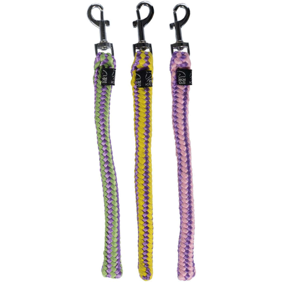 HKM Cuddle Pony Lead Rope Green/yellow/Pink