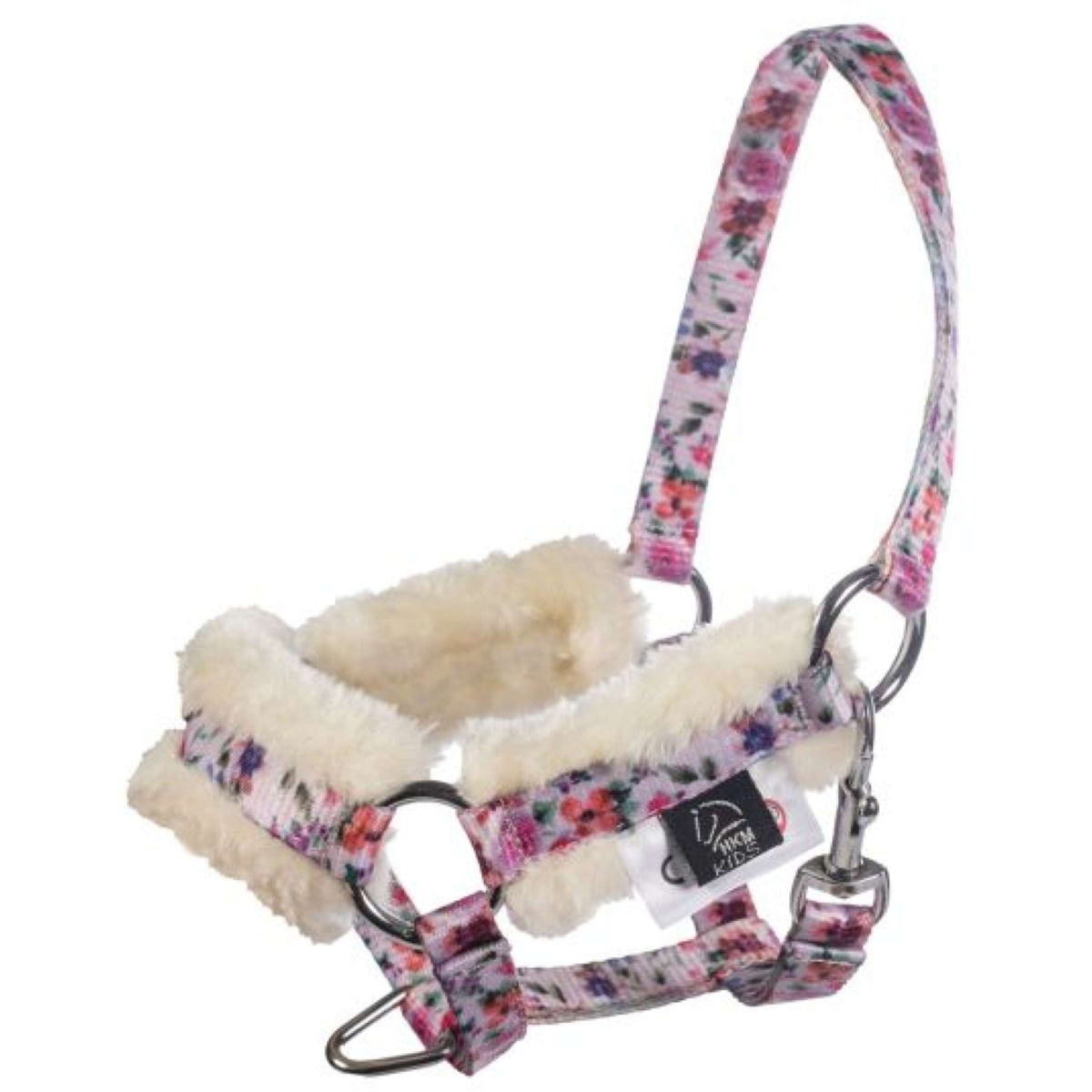 HKM Head Collar Set Hobby Horsing Print Flower