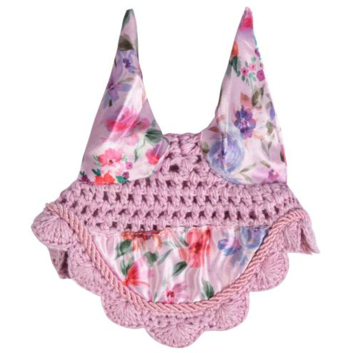 HKM Ear Bonnet Hobby Horsing Print Flower