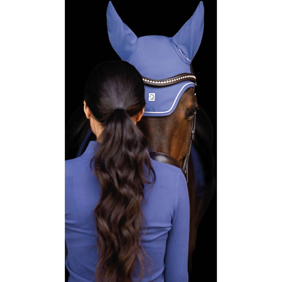 HKM Ear Bonnet Livignio Lauria Garelli Soft Indigo