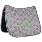 HKM Saddlepad Naples Dressage Lilac/Green