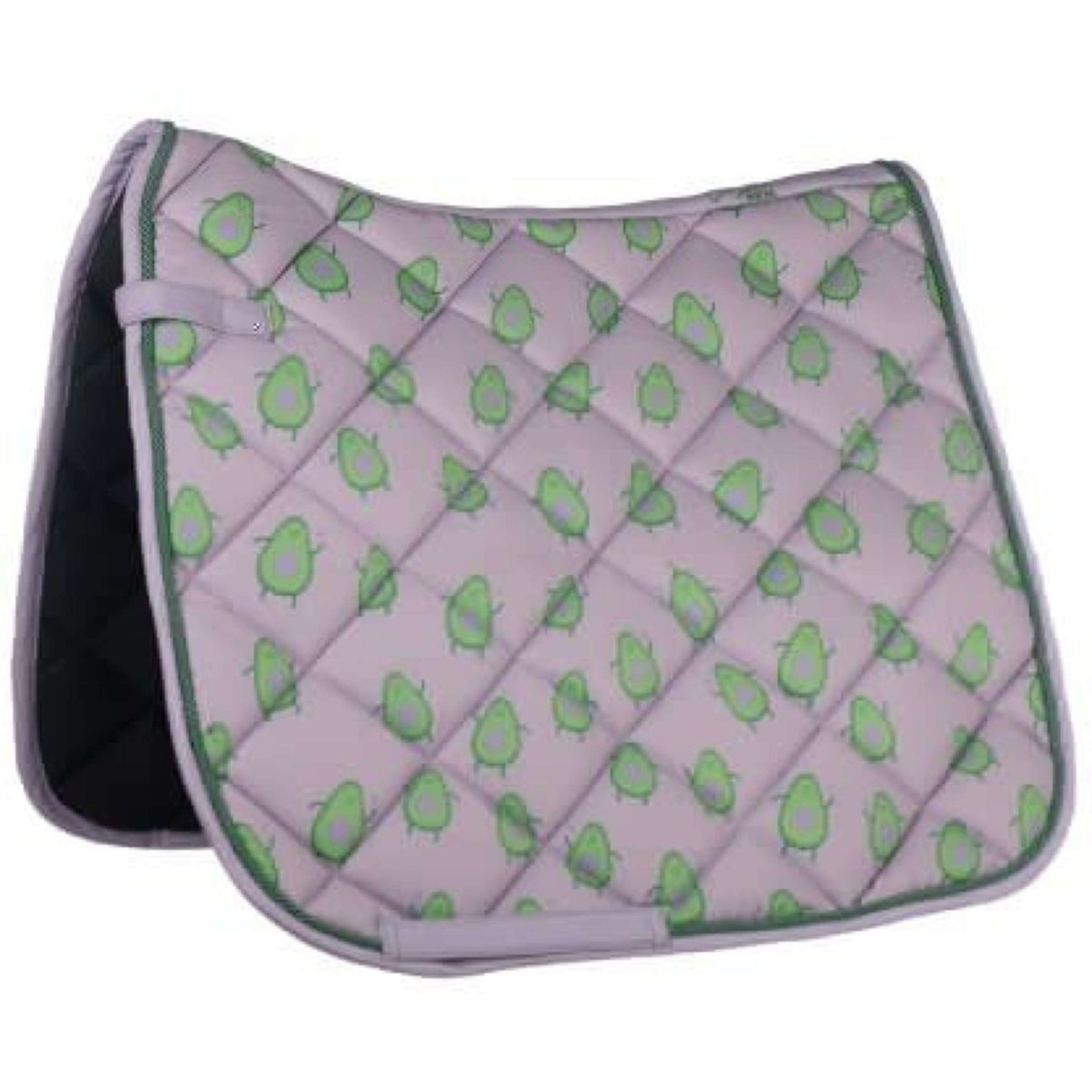 HKM Saddlepad Naples General Purpose Lilac/Green