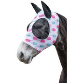 HKM Fly Mask Ice Cream White/Pink