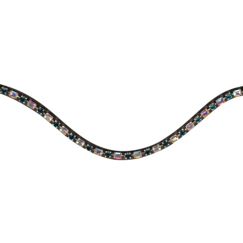 HKM Browband Amazing Petrol/Brown
