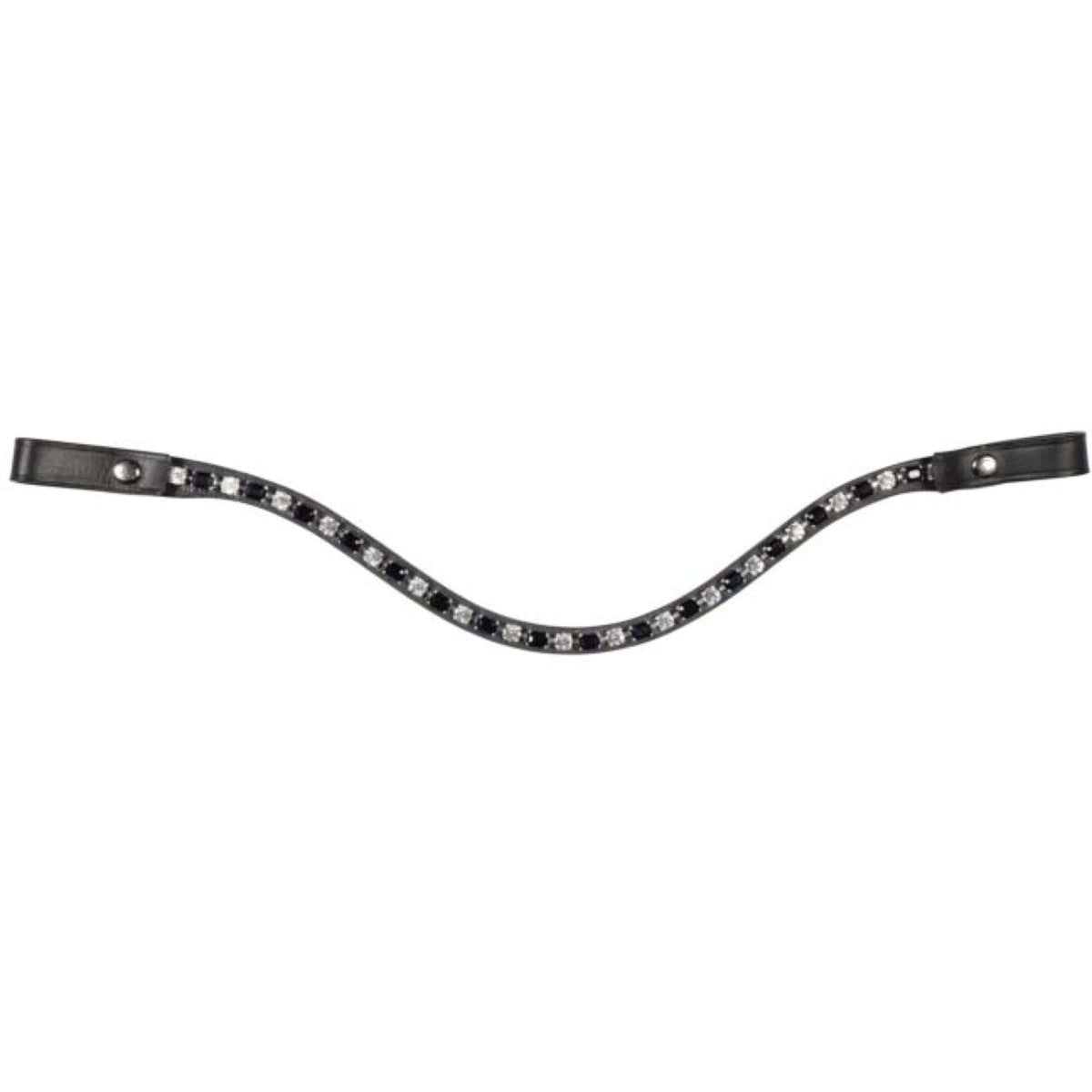 HKM Browband Amazing Black/Silver