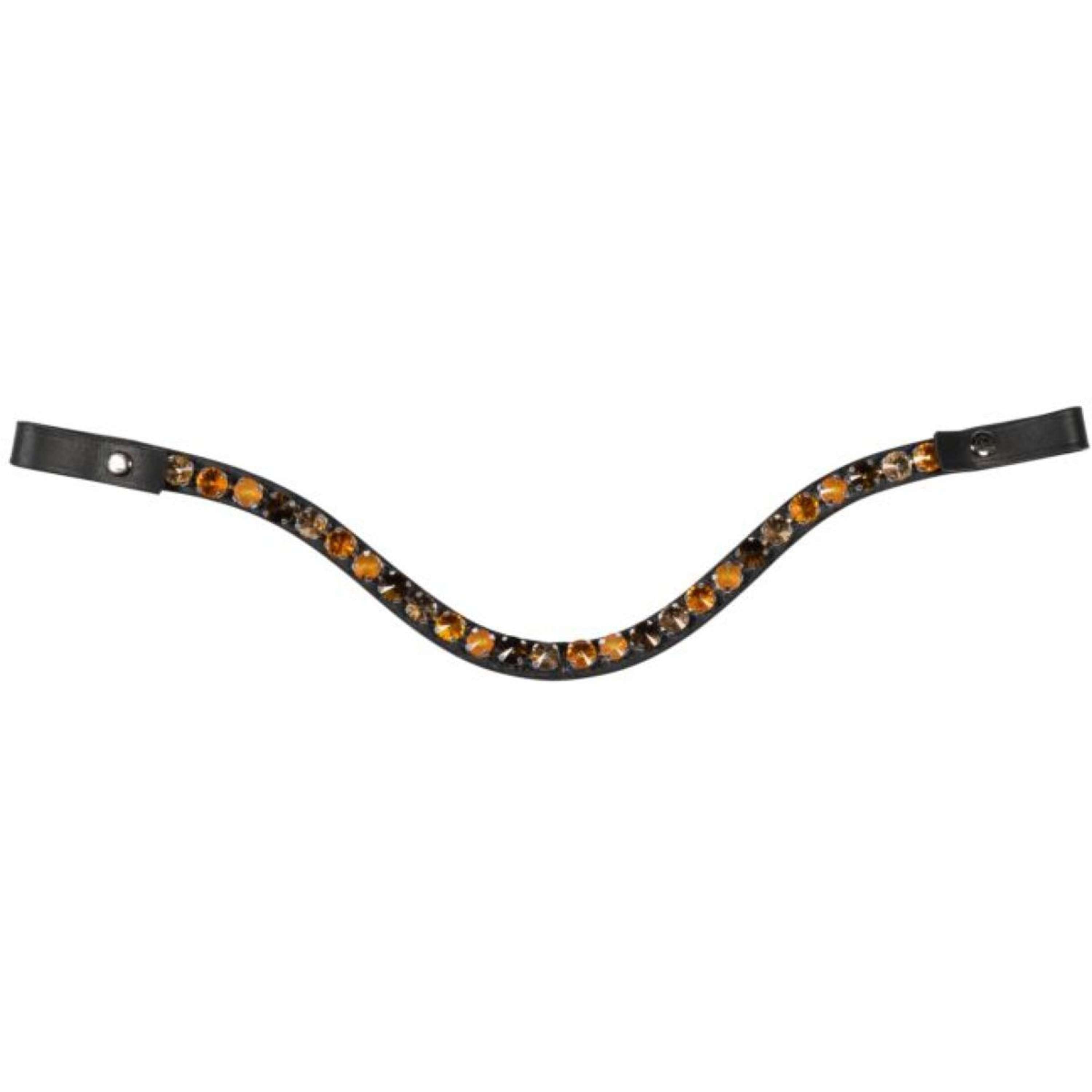 HKM Browband Cherry Amber