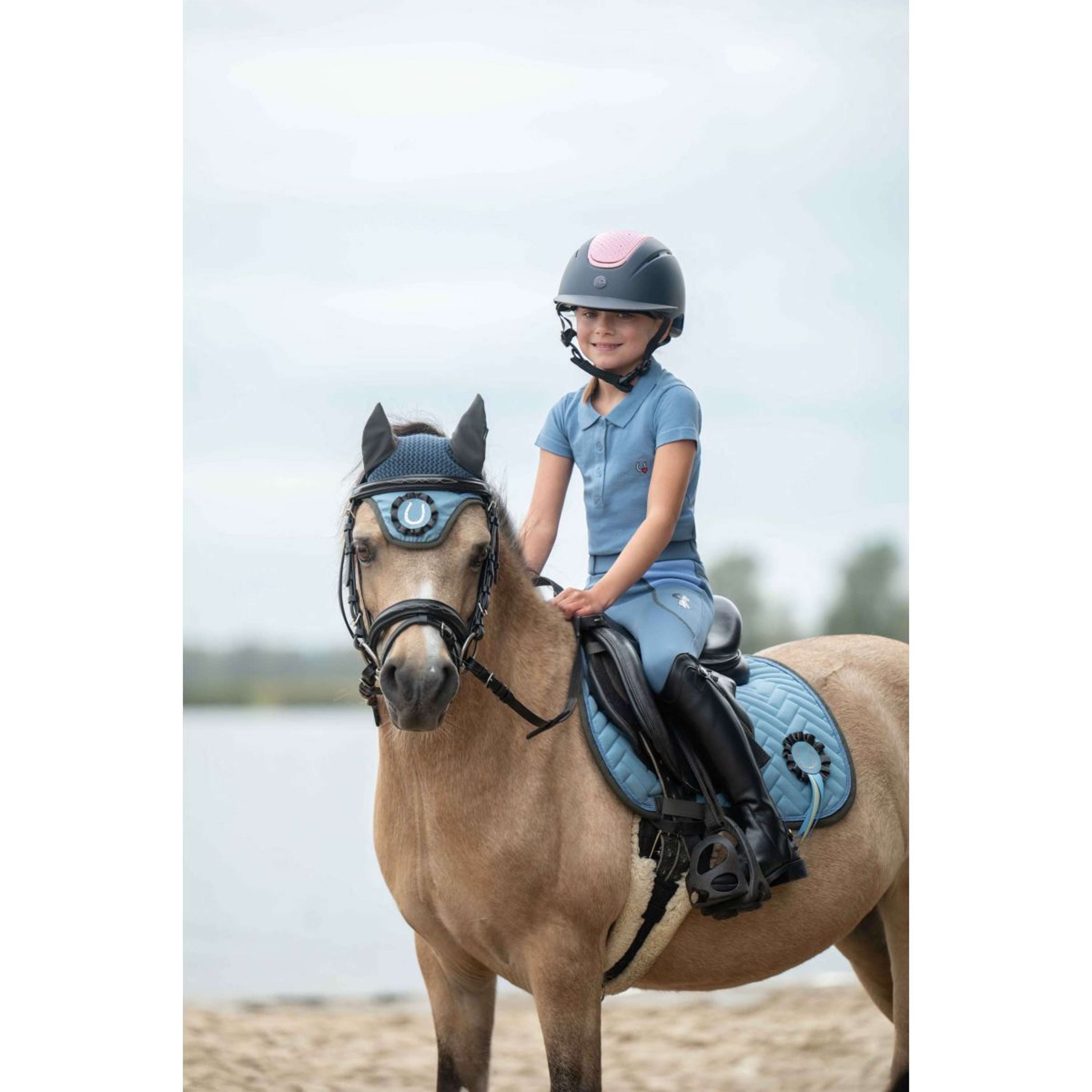 HKM Saddlepad Nele General Purpose Smoke Blue