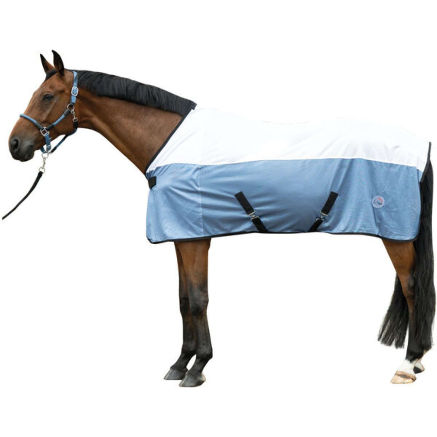 HKM Fly Rug Colourful Smoke Blue