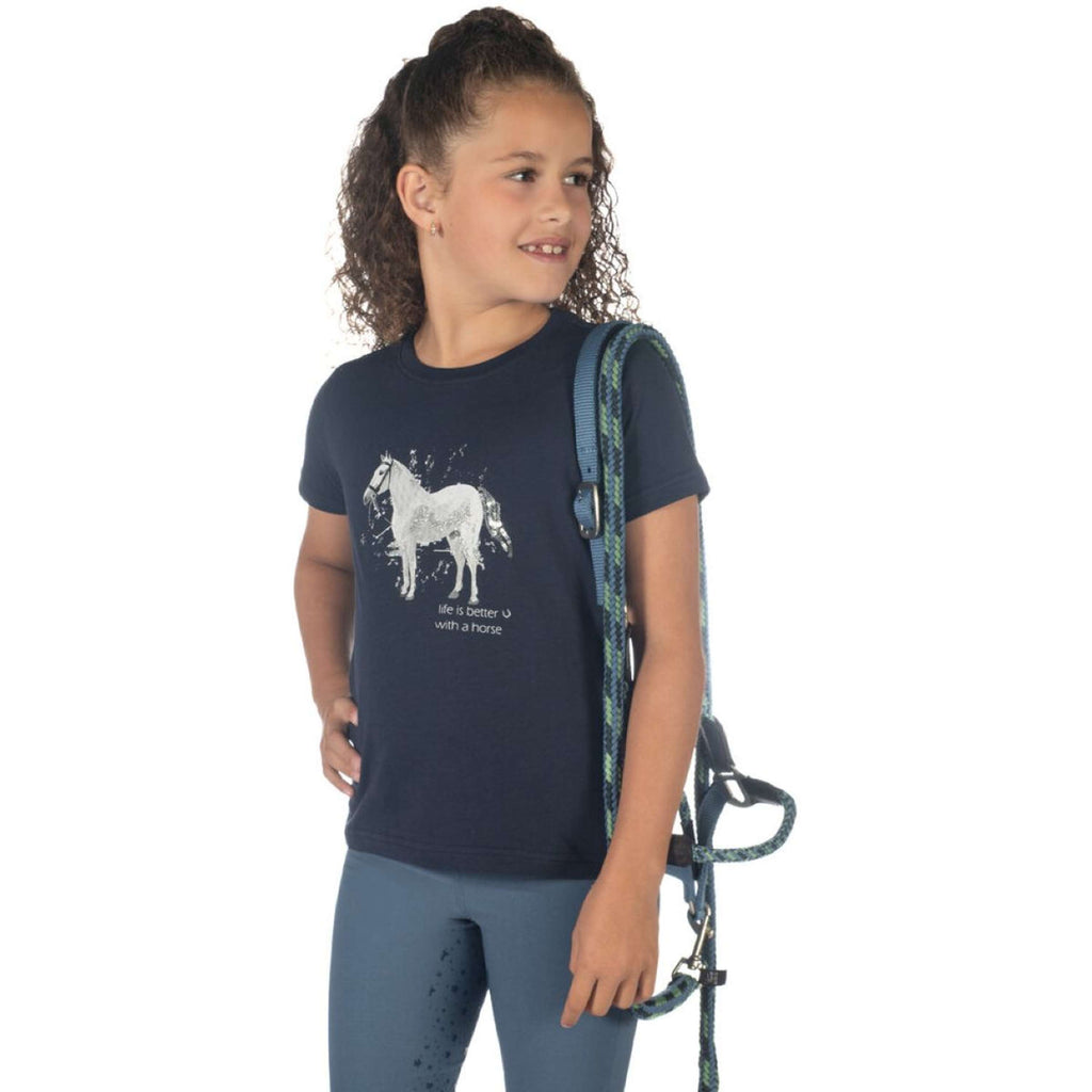 HKM T-Shirt Sparkle Dark blue