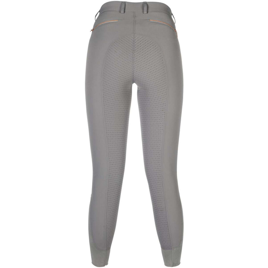 HKM Breeches Rosegold Sparkle Full Grip Gray/Rose Gold