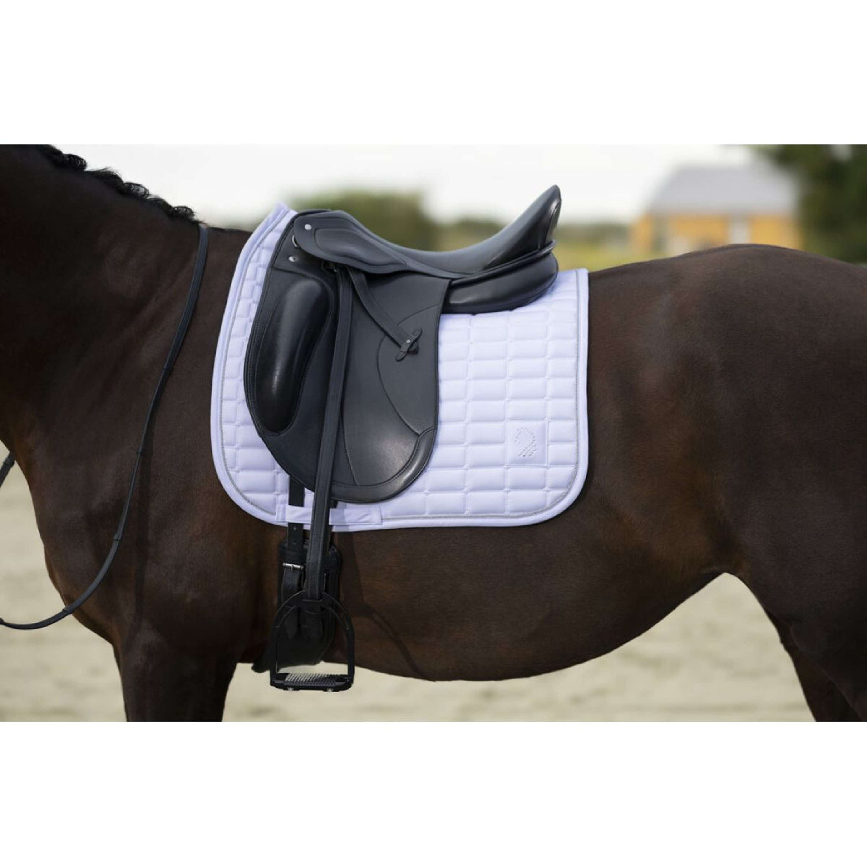 HKM Saddlepad Amalfi Competition Dressage White