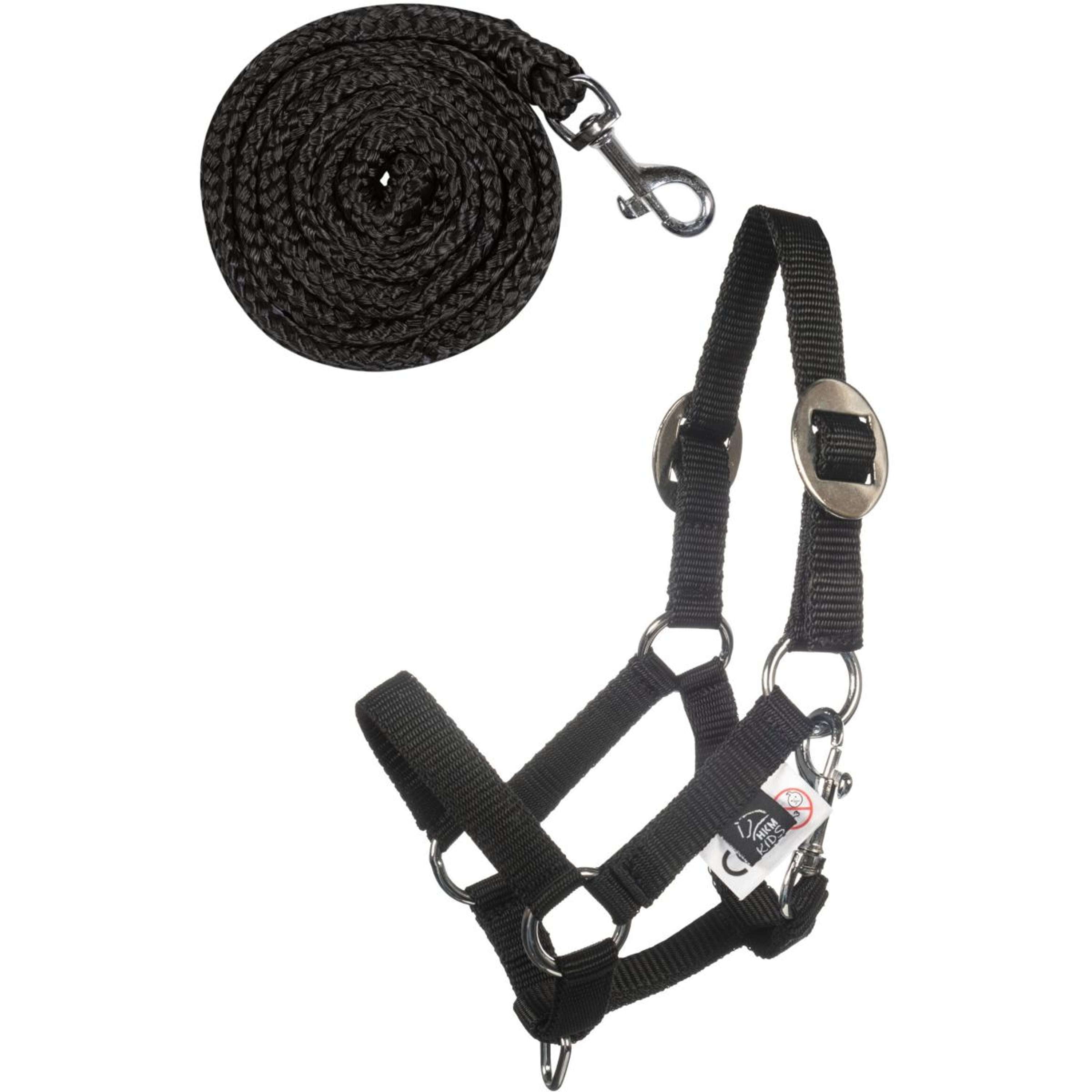 HKM Hobby Horsing Head Collar Set Black