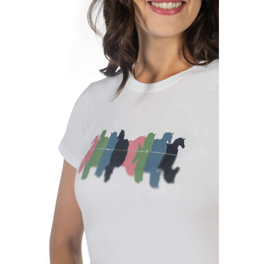 HKM T-Shirt Mirror White