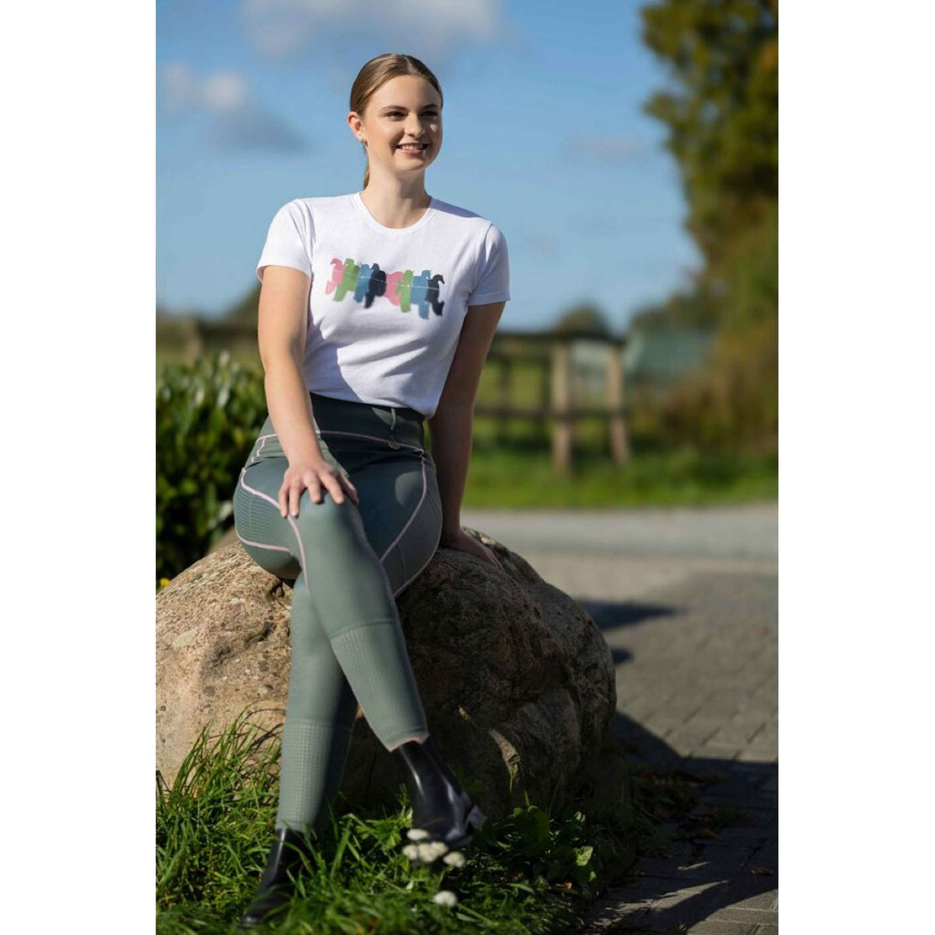 HKM T-Shirt Mirror White