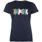 HKM T-Shirt Mirror Dark blue