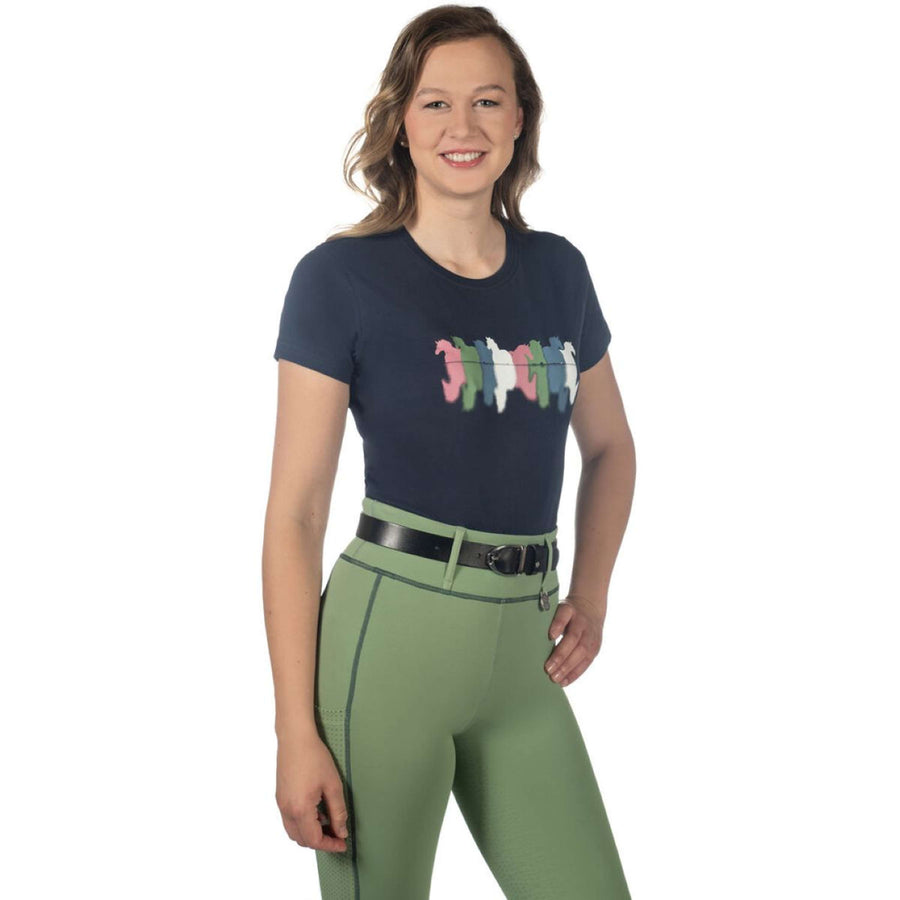 HKM T-Shirt Mirror Dark blue
