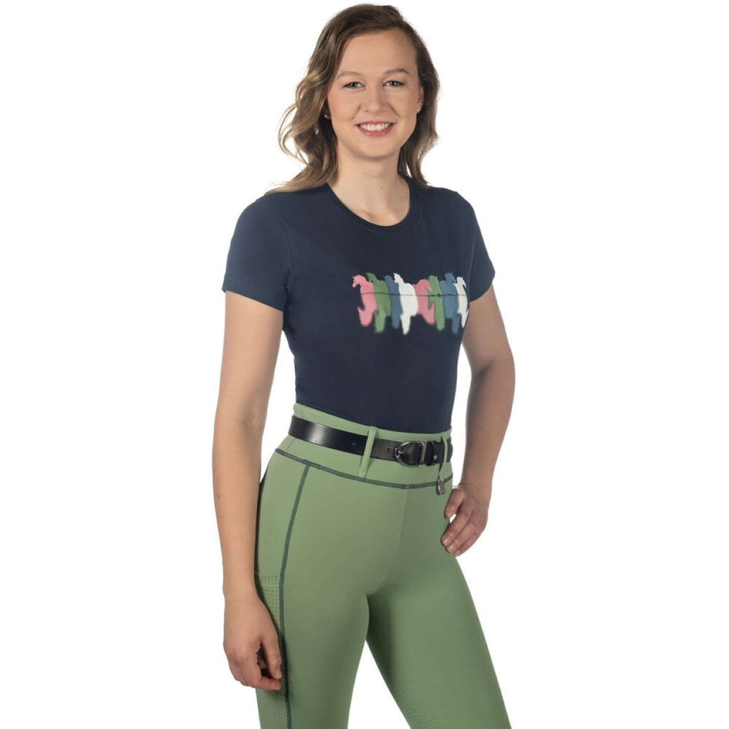 HKM T-Shirt Mirror Dark blue