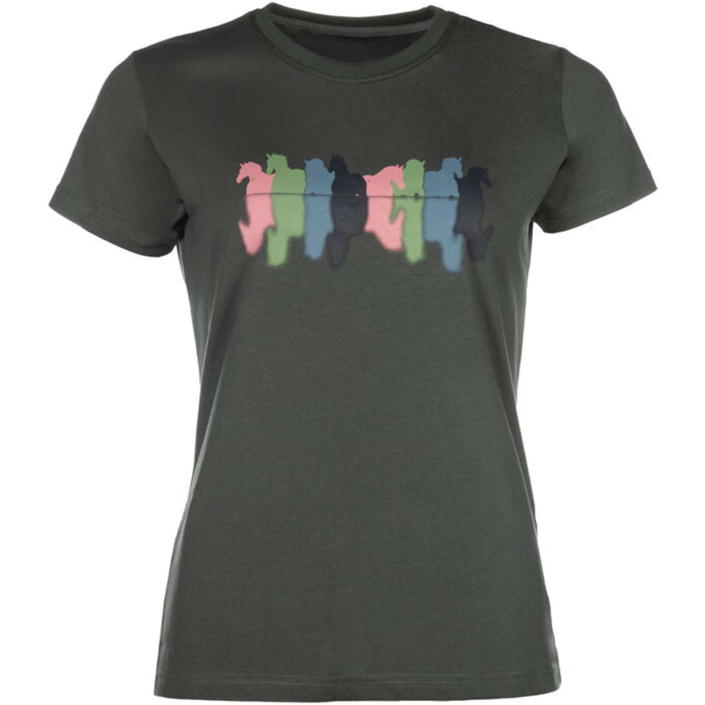 HKM T-Shirt Mirror Graygreen