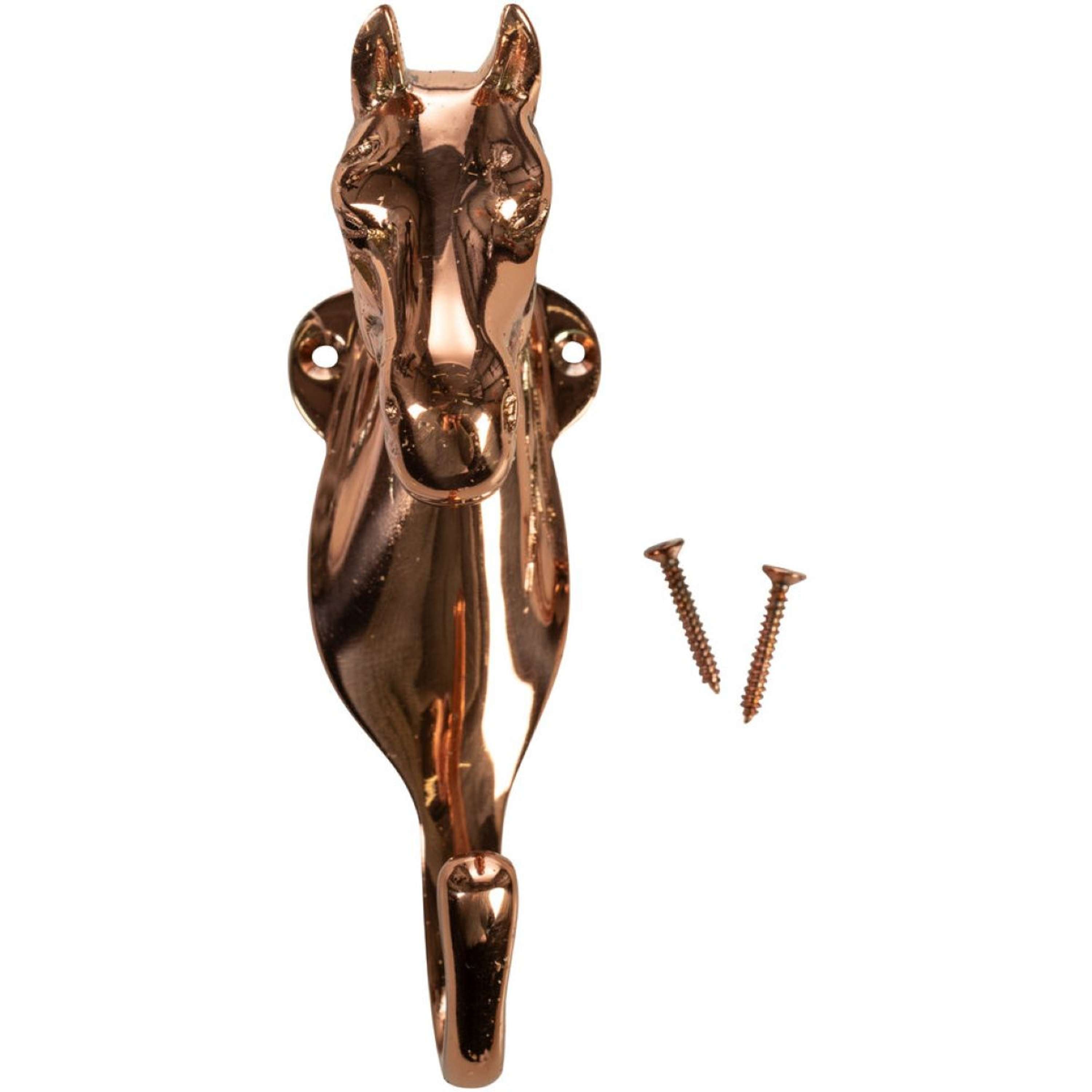 HKM Bridle Hanger Horse Head Copper