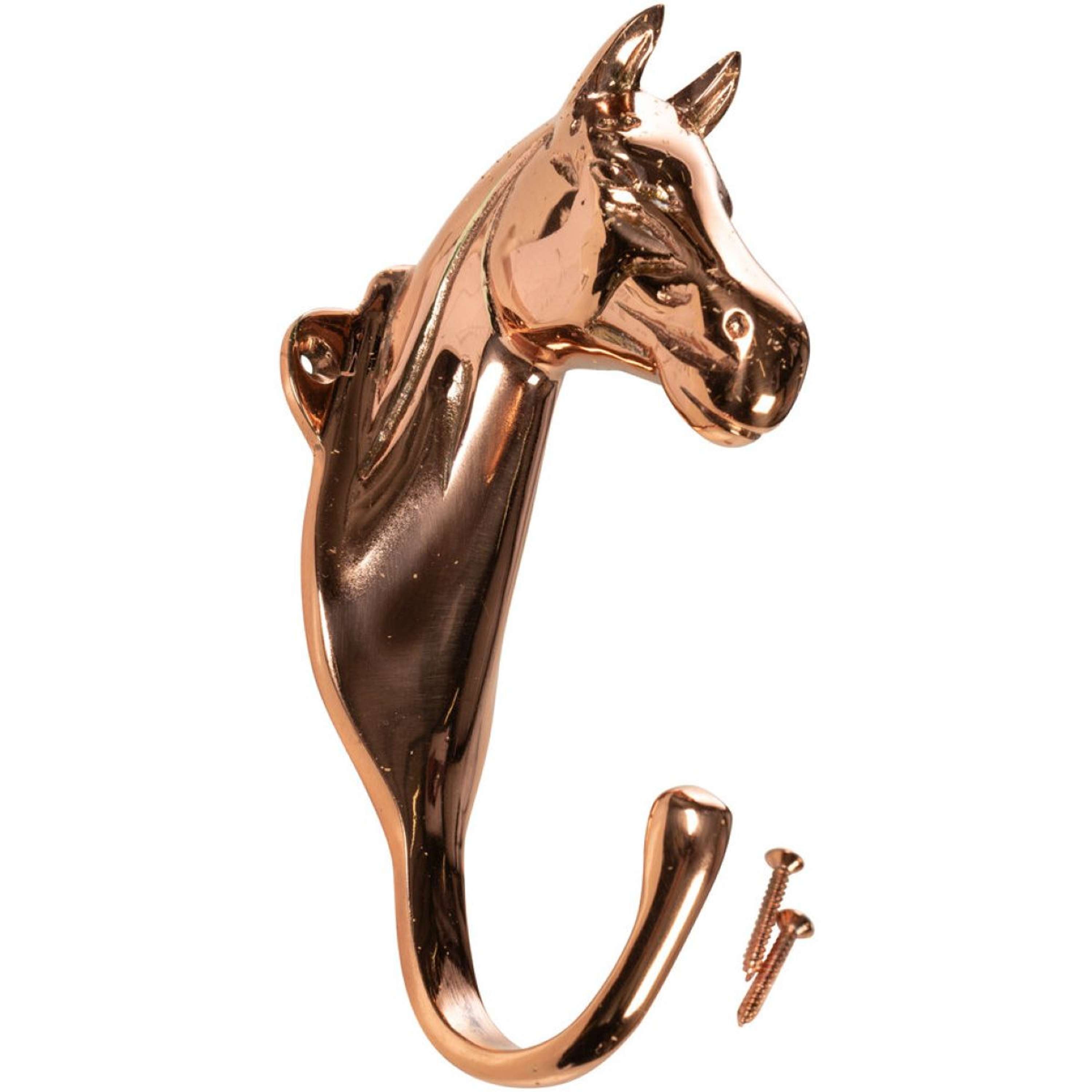HKM Bridle Hanger Horse Head Copper