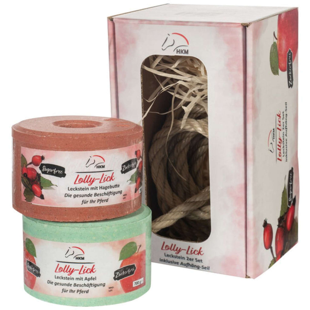 HKM Horse Lick Lolly Lick Set of 2 Rosehip/Apple