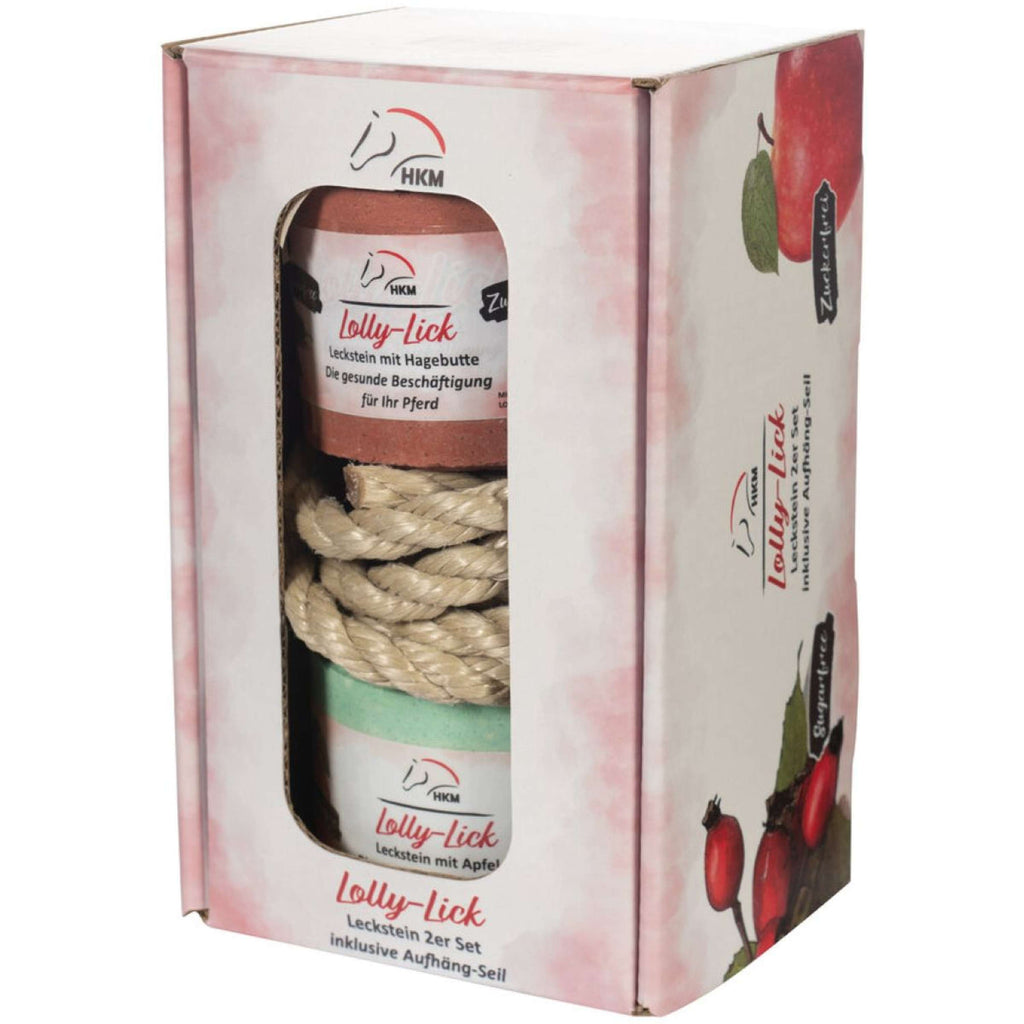 HKM Horse Lick Lolly Lick Set of 2 Rosehip/Apple