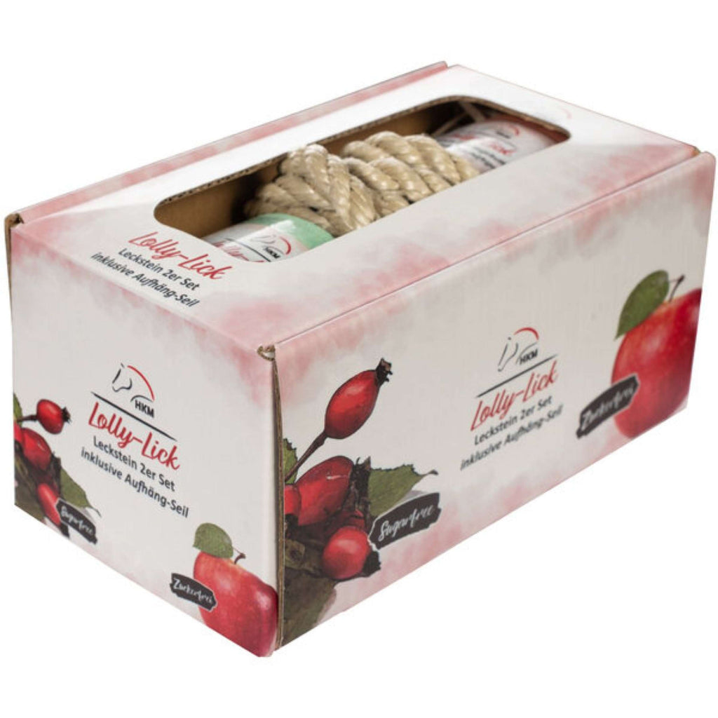 HKM Horse Lick Lolly Lick Set of 2 Rosehip/Apple