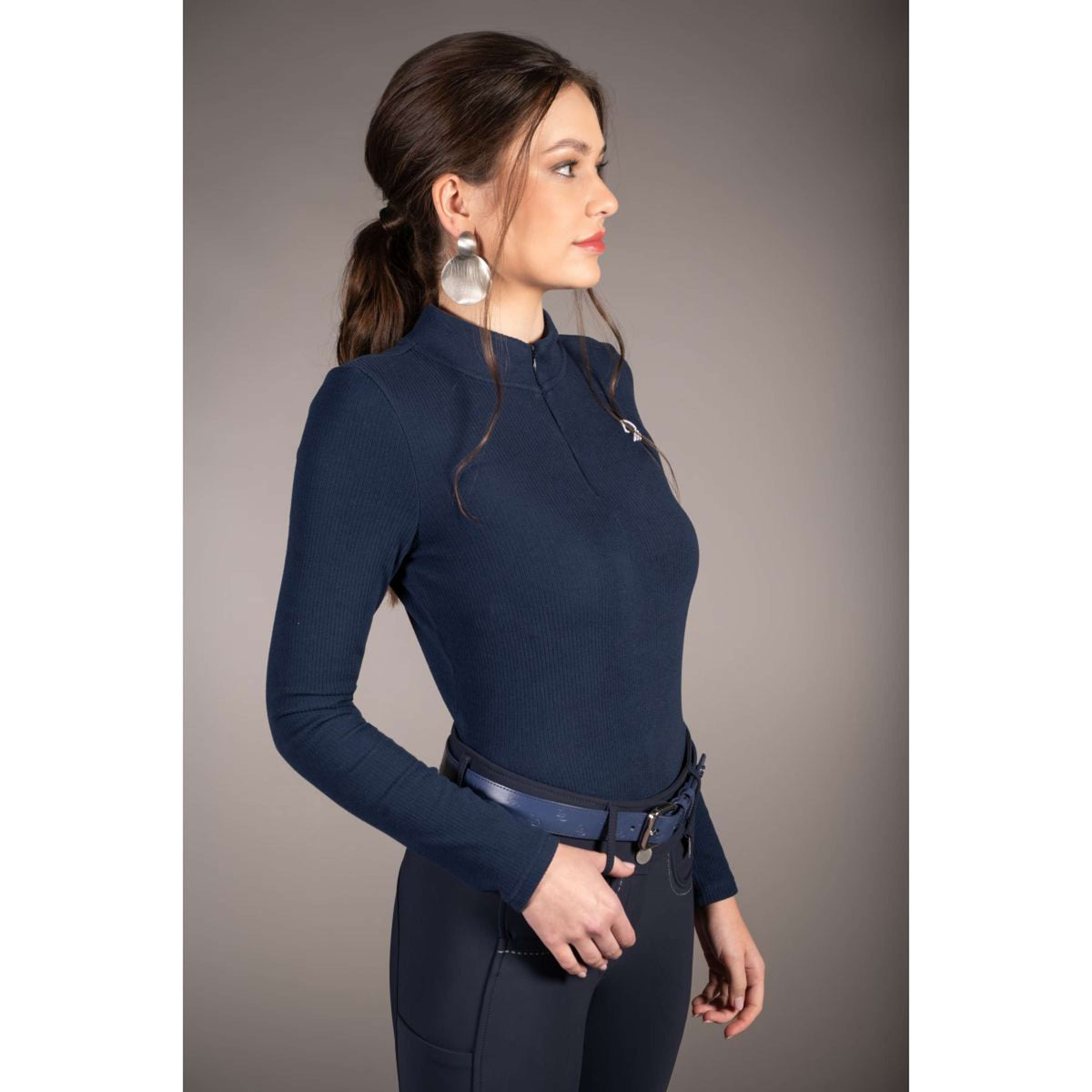 HKM Shirt Arezzo Soft Long Sleeves Darkblue