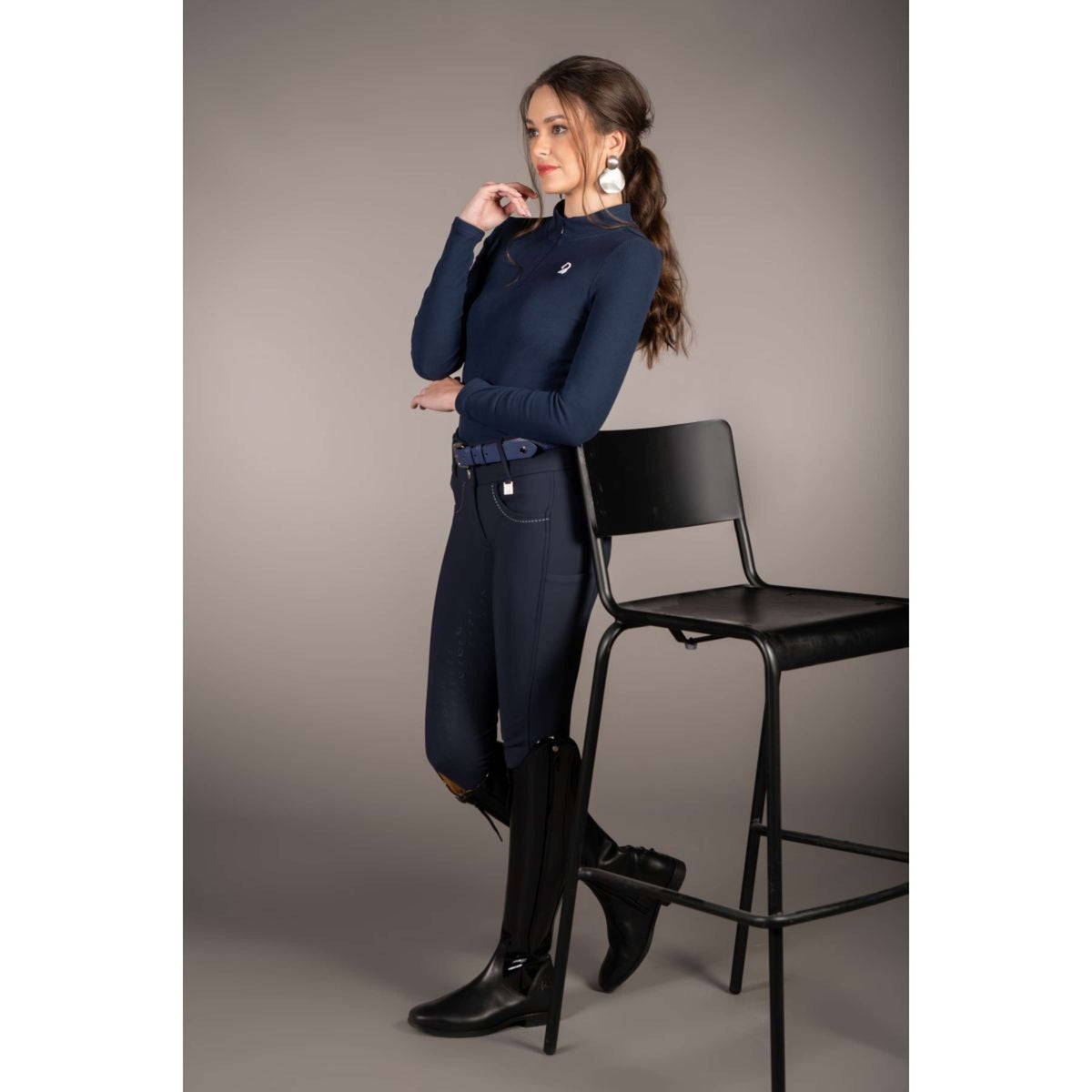 HKM Shirt Arezzo Soft Long Sleeves Darkblue